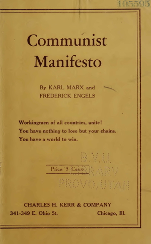 Manifesto of the Communist Party - Online Library of Liberty