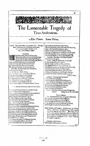 Essay On Authority In Shakespeares Titus Andronicus