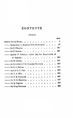 The Orations Of Marcus Tullius Cicero Vol 3 Online Library Of Liberty